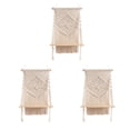 thumbnail image 1 of Bewildely Estante flotante de macramé para colgar en la pared, bohemio para dormitorio, sala de estar Type1 NO1, 1 of 6