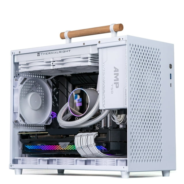 Amdohai Portable Computer Case Cold Rolled Shell PC Gaming Case Desktop PC Case 360mm Graphics Card ITX MATX Motherboard ATX Power Supply