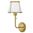 thumbnail image 6 of 4890LDB-OW Hinkley Lighting Clarke - 14W 1 LED Medium Wall Sconce-15.75 Inches Tall and 7.25 Inches Wide-Lacquered Dark Brass Finish, 6 of 10