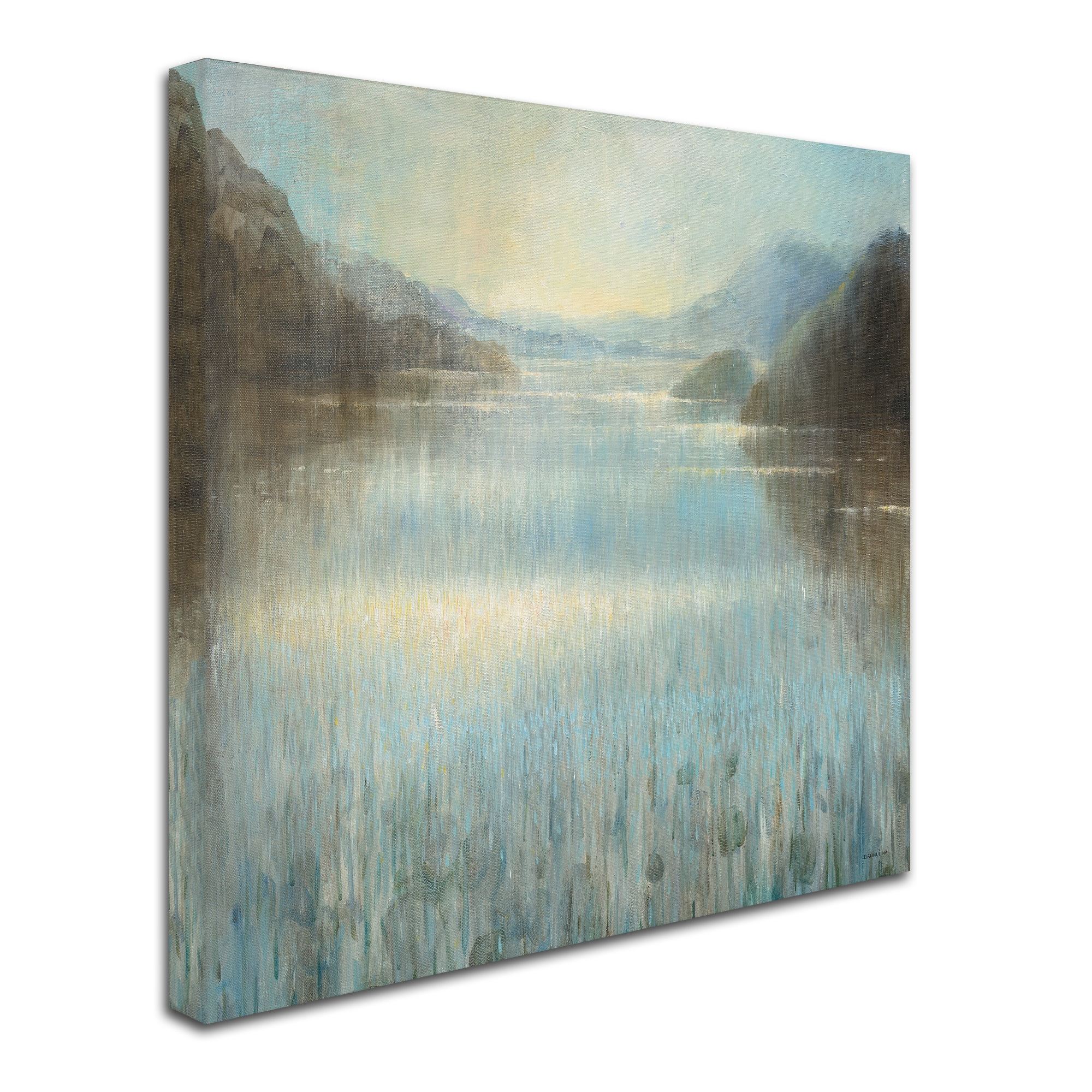 Trademark Fine Art "Through the Mist Square" Canvas Art by Danhui Nai