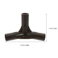thumbnail image 2 of unbranded Conector Plástico Vías Para De Tienda Color Marrón Resistente Uv Para Carpas Y Invernaderos, 2 of 8