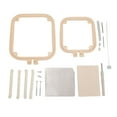 thumbnail image 2 of Double Layer Embroidery Hoop Tabletop Needlework Frame Holder, Secure Connection, Multi Purpose for Cross Stitch and Sewing, Compact and Portable with Most Scenarios Applicable, 2 of 7