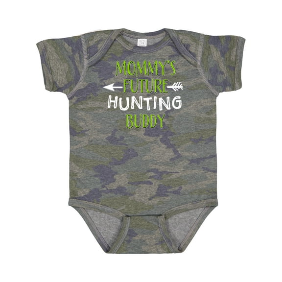 Inktastic Mommys Future Hunting Buddy Boys or Girls Baby Bodysuit