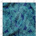 thumbnail image 2 of Soimoi Heavyweight Cotton Poplin Fabric Material, Green- Leaves Printed- 42" Inch Width, Cotton Material For Quilt Making, Dresses, Pajamas, Pillowcases, Tablecloths, Kurtis, 1 Yard, 2 of 6