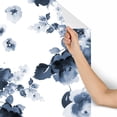 thumbnail image 3 of MuralsPrint Smoky Floral Removable Wallpaper - 10'ft H x 24''inch W, 3 of 4