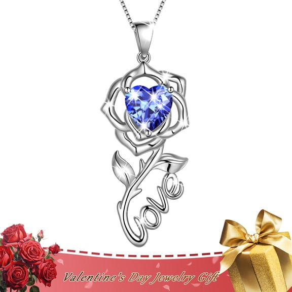 Beautlace 925 Sterling Silver Heart Necklace for Women,Valentines Day Jewelry Gift for Her, Romantic Necklace Gift for Wife Girlfriend