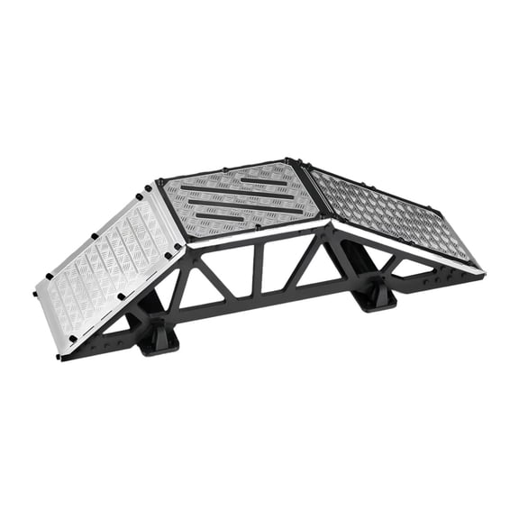 Single Side Bridge RC Car Obstacle Ramp Sturdy Construction for 1/8 1/10 Scale Realistic Climbing Scene Props Display