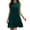 Green, variant on Fancyglim Women's Sleeveless Tank Dress Summer Crew Neck Casual Ruffle Hem Mini Dresses