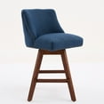 thumbnail image 4 of MIKIBAMA 26'' H Seat Height Upholstered Bar Stools Set of 2, 4 of 11