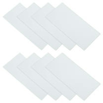 Down Jacket Repair Patch 4" x 8", 8 Pack Self Adhesive Nylon Fabric Patch for Tent Clothes, White