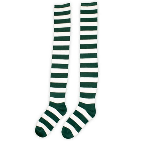 

Green and White Munchkin Socks