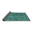 thumbnail image 2 of Ahgly Company Indoor Rectangle Abstract Turquoise Blue Modern Area Rugs, 4' x 6', 2 of 4