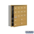 thumbnail image 1 of SalsburyIndustries 19155-16GRK Cell Phone Storage Locker With Front Access Panel - 5 Door High Unit, Gold, 1 of 1