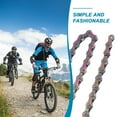 thumbnail image 3 of Shisuyan Bicycles Chain Replacement Road Bike Sturdy Chain Racing Cycling Chain Bike Accessory, 3 of 9