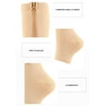 thumbnail image 4 of Aosijia 5 Pairs Unisex Compression Socks Toe Open Leg Support Stocking Knee High Socks with Zipper for Mens Womens M, 4 of 13