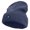 Navy, variant on Camping Cooker Embroidered Big Size Superior Cotton Long Knitting Beanie - Grey XL-3XL