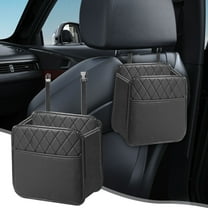 Automobile Receiving Bag, Leather Hanging Bag Organizer, Car Storage Box, Vehicle Interior Accessory for Organizing and Storing Items in Your Car