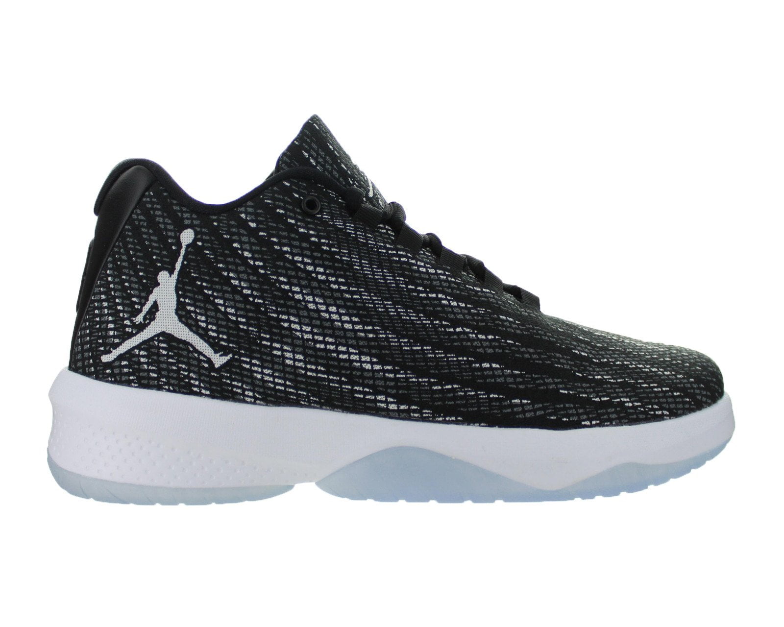 jordan b fly black white