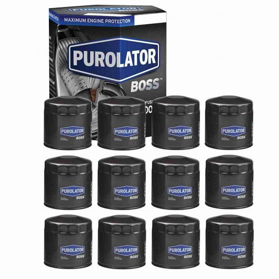 12 pc Purolator BOSS PBL24651 Engine Oil Filters for Oil Change Lubricant Filters Fits select: 1994-2014 FORD F150, 2008-2012 DODGE RAM 1500