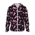 thumbnail image 1 of Balery Breast Cancer Awareness Sudadera ligera de manga larga con capucha y protección solar UPF 50+ para hombre y mujer, ideal para pesca y running-X-Large, 1 of 7