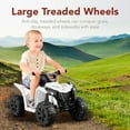 thumbnail image 5 of Best Choice Products 6V Kids Ride-On 4-Wheeler Quad ATV Car w/ 1.8mph Max Speed, Treaded Tires - White, 5 of 7