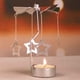thumbnail image 2 of Candelero giratorio giratorio con luz de té, candelabro de metal para decoración del hogar de Navidad, candelabro de metal Yuarrent JJ8918-03B, 2 of 3