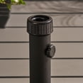 thumbnail image 5 of Larry Outdoor Concrete Square 80lb Umbrella Base with Steel Umbrella Holder, Red, 5 of 6