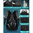 thumbnail image 2 of Mochila de viaje ProeTrade extra grande de 50 litros con USB negra, 2 of 6
