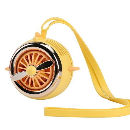 

cdar Mini Fan Silent Strong Wind Rechargeable Cartoon Neckband Mini Bladeless Fan for Outdoor Small Fan
