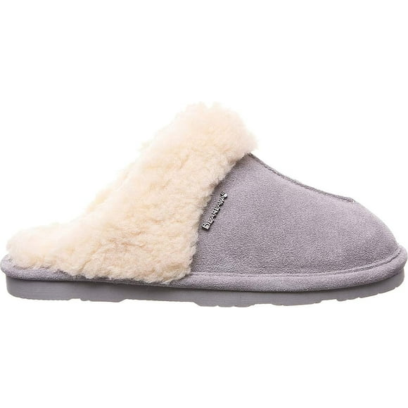 BEARPAW Womens Loketta Slipper - Gray Fog - 6