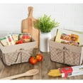 thumbnail image 6 of DII Modern Metal Medium Chicken Wire Basket in Natural (Set of 2), 6 of 9