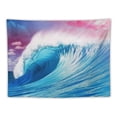 thumbnail image 5 of ONETECH  Ocean Tapestry for Bedroom, Large Tapestry Beach Seaside Costal Theme Surfing Sea Wall Tapestry Blue Ocean Wall Hanging Decor for Home Dorm Office Room Wall Art Blanket, 5 of 7