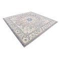 thumbnail image 3 of Unique Loom 3134322 Traditional Oriental Square Rug, 8', Gray/Beige, 3 of 5