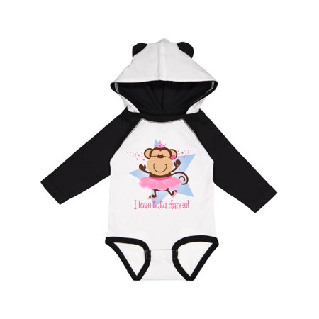 

Inktastic Monkey Love Tutu Dance Gift Baby Girl Long Sleeve Bodysuit