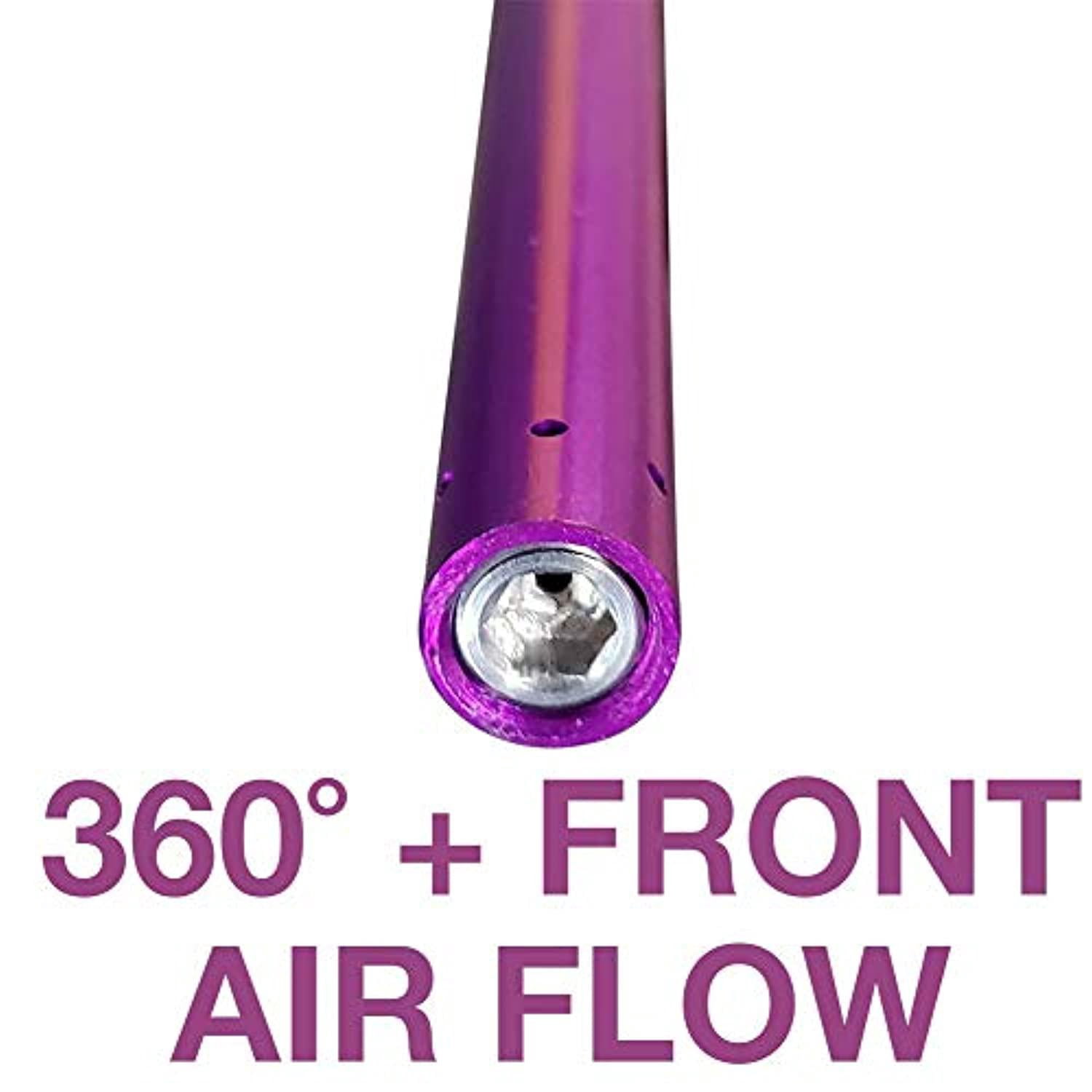 BlowBack Gun, Blind Hole Air Blow Gun, Anodized Aluminum with 1/4" NPT Air Compressor Accessory - Innovative Products of America #8058