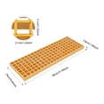 thumbnail image 3 of ToppiJoy 80x24x3.8cm 3pcs Rectangular Grating Covers Industrial Floor Grating Drainage Grating Covers Yellow, 3 of 12
