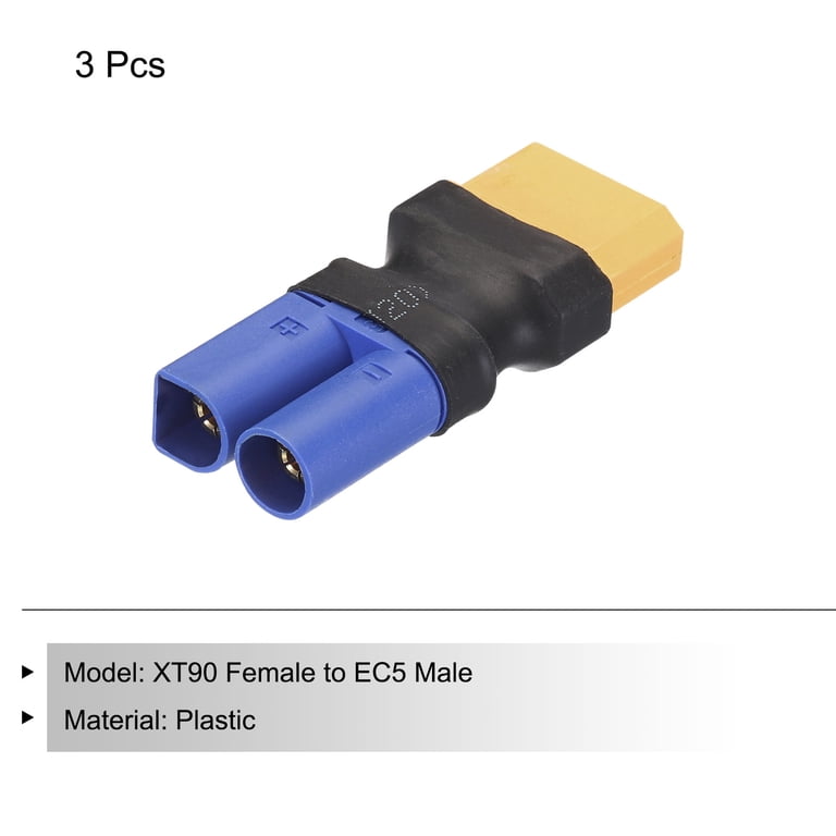 RC Model EC3 Female To Tamiya Male Connector Adapter Wire Harness - C24402 For Cars, Boats, Planes & Helicopters