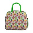 thumbnail image 2 of Womens Gray Football Elements Pattern Lunch Box for Work,Insulated Lunch Bag for Women,Loncheras Para Mujer,Leakproof Adult Lunch Bag for Work,Beach,Travel,Picnic,Camping, 2 of 7