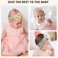 thumbnail image 3 of 3Pcs Baby Girl Headbands Flower Bow Headband for Baby Girls Soft Hairbands Hair Accessories for Newborn Infant Toddler Kids, 3 of 6