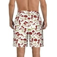 thumbnail image 3 of Naloa Mushroom Men's Beach Shorts, Surfing shorts, Swim trunks, Quick Dry Swim Trunks for Surfing Beach Fun - XX-Large, 3 of 9
