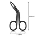 thumbnail image 2 of Eyebrow Tweezers, Scissors Shaped Eyebrow Straight Tip Tweezers Clip, 2 of 4