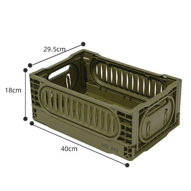 Mosiee Foldable Storage Box For Outdoor Camping: Versatile, Detachable & Easy To Use!