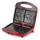 thumbnail image 5 of Sandwichera Disney Mickey Mouse Roja con Platos Antiadhesivos y Impresiones de Mickey Mouse, 5 of 5