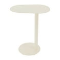 thumbnail image 6 of ToppiJoy 25in Modern C-Shaped End Table, Small Sofa Side Table Metal Side Table for Couch and Bed Snack Table Tray Table for Living Room Bedroom (Cream White), 6 of 23