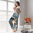 thumbnail image 5 of Gukieu Abstract Sea Turtle Print Women's Home Trousers, with Pockets and Drawstring Pajamas, Home Pajamas, Sleepwear-Medium, 5 of 6