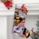 thumbnail image 2 of Billie Bust Up Tema: Calcetines de Navidad, fino lino blanco para colgar en escaleras y chimenea, decoración navideña para el hogar, regalo de Navidad. 45cm × 32cm, 2 of 5