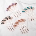 thumbnail image 3 of Bangcool Hair Side Combs Butterfly 2PCS Fake Crystal Hair Pins Wedding Hair Accessories, 3 of 10