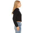 thumbnail image 2 of Ladies' Cropped Fleece Hoodie - BLACK - L, 2 of 3