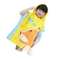 thumbnail image 3 of Children Bath Cloak Cartoon Kids Shower Hooded Towel Bathing Drying Pullover Poncho  Type 4, 3 of 10