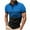 Dark Blue, variant on Men's Casual Polo Shirts Short Sleeve Fashion Golf Shirt Classic Striped Slim Fit T-Shirts Green S